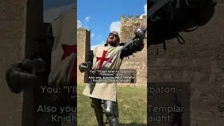 Hannes living his best life in his costume. ⚔️ We challenge you to listen to &ldquo;Templars&rdquo; & not move!