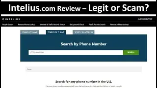 Intelius Review, Is Intelius Legit or Scam?