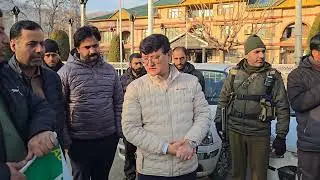 DC Baramulla Minga Sherpa today flagged off a road safety awareness rally IN Baramulla