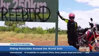 Dream motorcycle adventure trip comes true for U K  woman tr