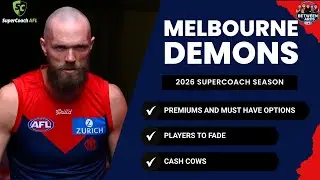 AFL SuperCoach 2026 | Melbourne Demons | Season Preview