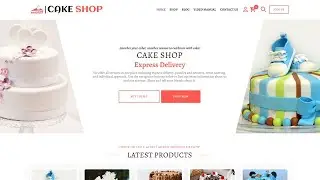 WordPress Cake Shop Theme