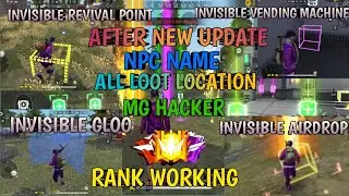 NPC NAME + INVISIBLE GLOO WALL+ VENDING MACHINE + REVIVAL POINT +  AIRDROP + ALL LOOT LOCATION