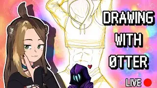 sleepy art stream ʕ – ᴥ – ʔ - Drawing with 0tter | !discord | !links |
