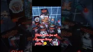 #stranger #strangerthings #strangerthingsfan #panini #stikers 🙃 stikers box set stranger things n&deg;1🙃