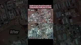 Satellite Imagery Reveals Devastation at Esfahan Nuclear Facility After U.S. Strike #iran #israel
