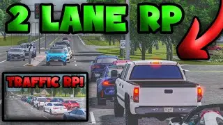 2 LANE ROLEPLAY! - CRAZY TRAFFIC/MAJOR CRASHES! | Greenville Roblox Roleplay