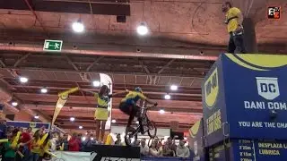 R&eacute;cord del mundo de Dani Comas en el Unibike