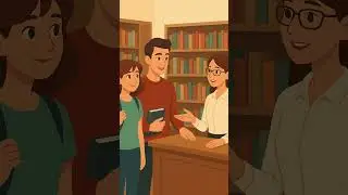 📚 At the library &ndash; English Conversation for Daily Life #english