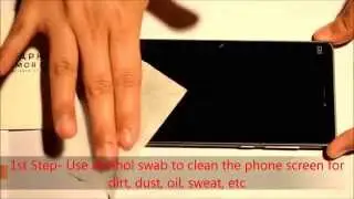 Xiaomi Mi 4i Tempered Glass Installation July 2015 By Graphene Armor Glass