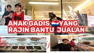 ANAK GADIS SUKA BANTU JUALAN #food #CULINARY #foodtruck #gerobakgorengan