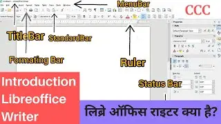 Introduction to libreoffice writer in hindi | Libreoffice Writer Full Tutorial in Hindi