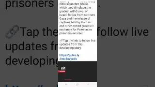 January 15, 2025- IMPORTANT-  128, 138- Israeli Palestinian ceasefire agreed
