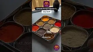 Masala Storage Organiser Just at ₹99 &ndash; Kitchen Must-Have!