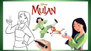How to Draw Mulan Easy | Easy Drawing for Beginners 