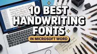 10 Best Handwriting Fonts in Microsoft Word