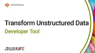 Transform Unstructured Data - H2L video