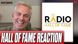 Colin Cowherd REACTS to being inducted into Radio Hall of Fame