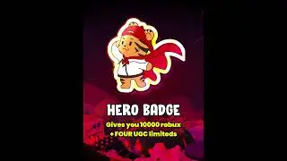 *Now or Never* Rarest roblox badges that gives you FREE items and robux (they are leaving soon...)