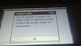 The ink absorber - អស់ Service tool, Canon TS 8030.