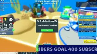 🔴Roblox  Clicker Simulator Live Giving Away Free 1SP Pets🔴Can we hit 425 subscribers?