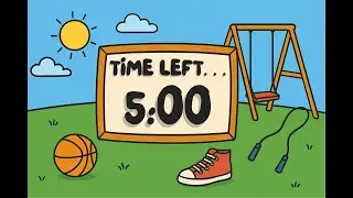 5 Minute Recess Timer | Fun Classroom Countdown for Kids