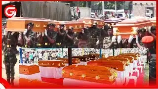 🔴#Live: MAGARI ya JESHI YAMEBEBA MAJENEZA WALIOFARIKI KARIAKOO KWENYE GHOROFA LILILOPOROMOKA...