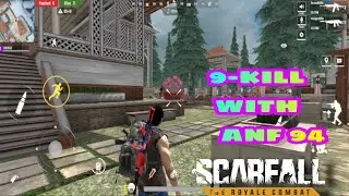 SCAR FALL THE ROYALE COMBAT || BEST GAMEPLAY WITH ANF94 || 9-KILL || JGM ARMY