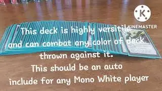 MTG Analysis: Competitive Mono White Standard Deck #mtg #magicthegathering