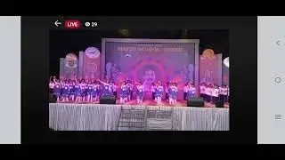 SAMBHRAM dance performance in school gathering 2nd standard 