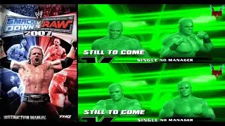 WWE SmackDown! vs RAW 2007 | All Prematch Animation (with Hidden Prematch Animation)