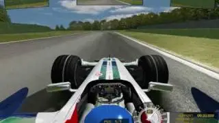 Rfactor - onboard around Imola Barrichello Honda