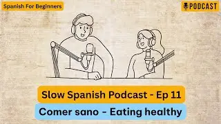 Slow Spanish Podcast with subtitles - 11 | Spanish Listening Practice for Beginners