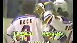 1980 Playoffs game 1 Atlanta Flames at NY Rangers 3rd period/OT