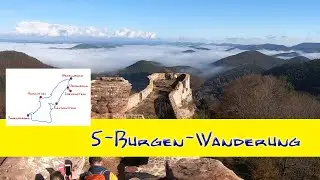 Wanderung : 5-Burgenwanderung : Wegelnburg, Hohenburg, Loewenstein, Fleckenstein, Froensbourg