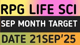 RPG LIFE SCIENCES STOCK LATEST NEWS 21SEP'25/RPG LIFE SCIENCES SHARE LATEST NEWS WITH TARGET