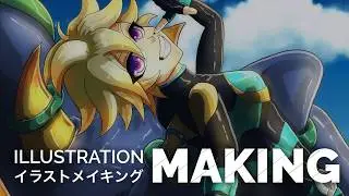 【Grisaille Painting Method: Making 004】Carefree Dragon Rider (Real time)