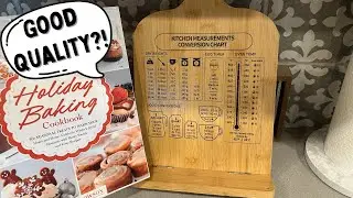 Bamboo Cookbook Stand, Sturdy Cook Book Holder, Recipe Book Holder Review