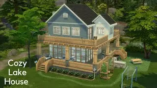 Cozy Lake House ⋆ ↟ 〰 / Sims 4 Speed Build