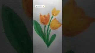 simple and easy flower drawing ✨️ #shorts #ytshorts #drawing #official Paintings #Noor-ps