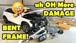 Восстановление нового Mercedes Benz GLC 300 2019 года моей жены. Часть 2