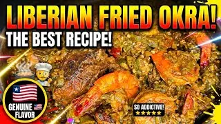 EASY To MAKE Liberian Fried Okra RECIPE + HOW TO MAKE Liberian Fried Okra 