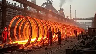 Inside a Large Factory Recycling Old Cars into Steel Fibers