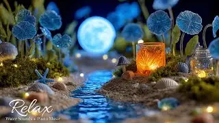 Relaxing Music + Bamboo Water Sounds 🌿 Deep Sleeping Music, Stress Relief, Calm the Mind, Spa BGM