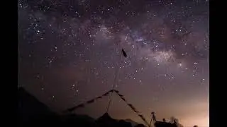 Milky Way Timelapse from Triund Hills, Dharamshala - Dhauladhar Range