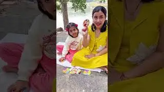 Learning Through Play by the Lake 🌊🍎 | Food Vocabulary Game with My 6-Year-Old