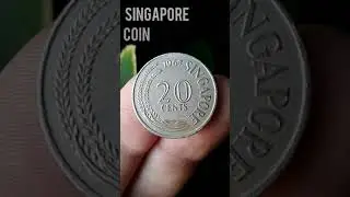 #shorts Singapore #coins 20 cents 1967 swordfish rare coin #video