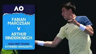 Fabian Marozsan v Arthur Rinderknech Extended Highlights | Australian Open 2026 First Round