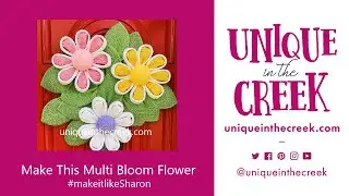 Daisy Chain Multi Deco Mesh Flower Wreath on UITC Ring Board