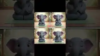Padmasana with your friend elephant 